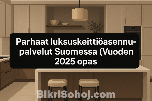 Suomen paras luksuskeittiön asennuspalvelu bikrisohoj